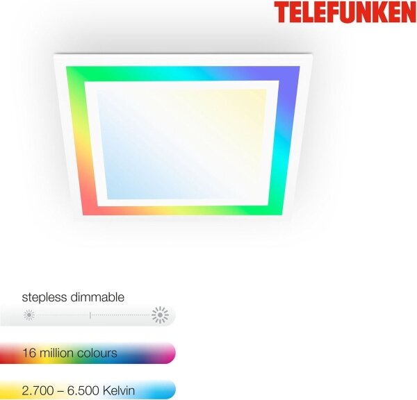 Telefunken 318806TF - LED RGBW plafonieră dimabilă LED/24W/230V cu DO