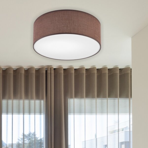 Plafonieră LED Brilagi SIRIJA LED/12W/230V d. 35 cm maro