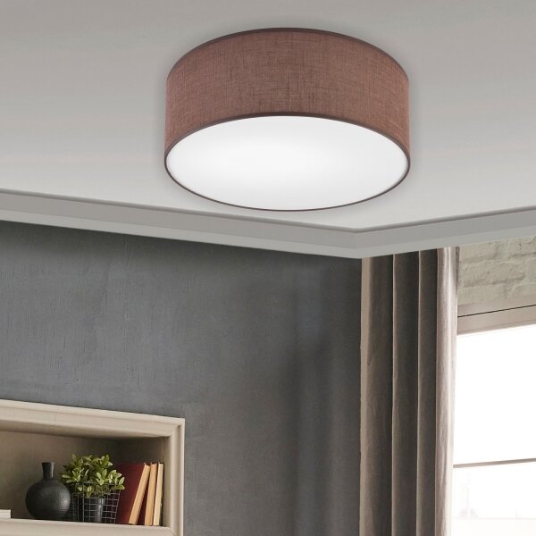 Plafonieră LED Brilagi SIRIJA LED/12W/230V d. 35 cm maro