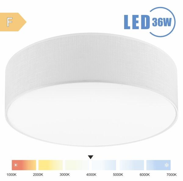 Plafonieră LED BRILAGI SIRIJA LED/36W/230V d. 45 cm alb