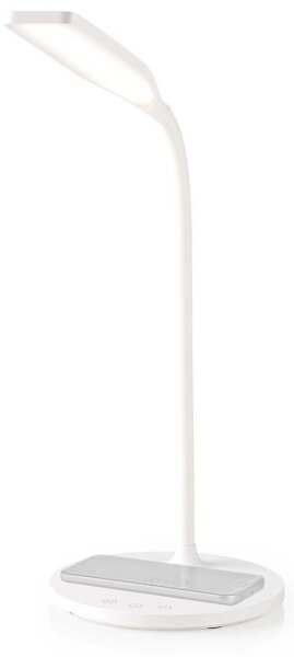 Lampă dimabilă cu funcție de încărcare fără fir Nedis LTLGQ4M2WT Qi LED/5,5W/230V 2700-6500K
