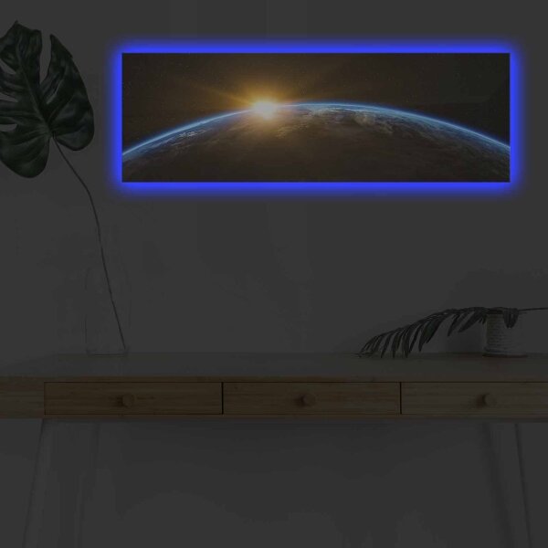 Pictură LED decorativă strălucitoare LED/1x9V 6LR61