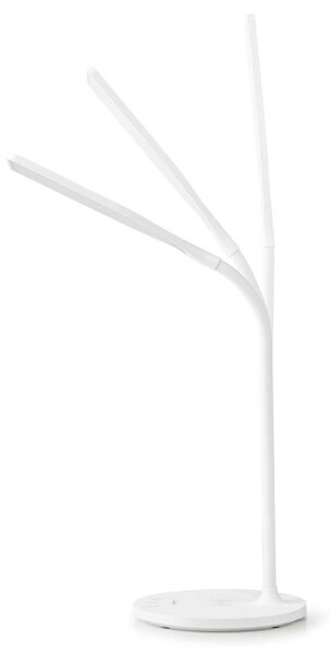 Lampă dimabilă cu funcție de încărcare fără fir Nedis LTLGQ4M2WT Qi LED/5,5W/230V 2700-6500K