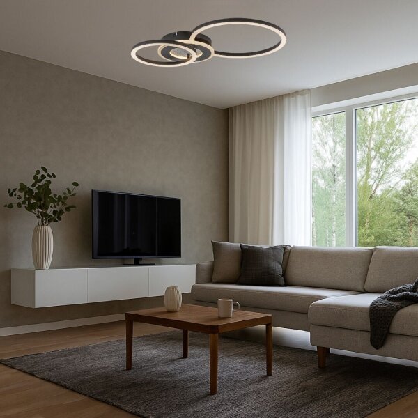 Rabalux 71485 - Plafonieră LED dimabilă LUREO LED/24W/230V 3000-6500K 46x33 cm + telecomandă