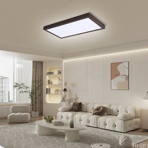 Brilagi - Corp de iluminat LED dimabil FRAME SMART/30W/230V, negru, IP44 + telecomandă