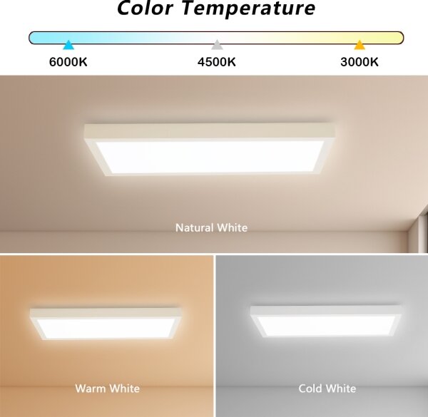 Brilagi - Corp de iluminat LED dimabil FRAME SMART, 30W, 230V, alb, IP44 + telecomandă