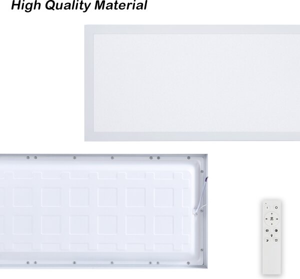 Brilagi - Corp de iluminat LED dimabil FRAME SMART, 30W, 230V, alb, IP44 + telecomandă