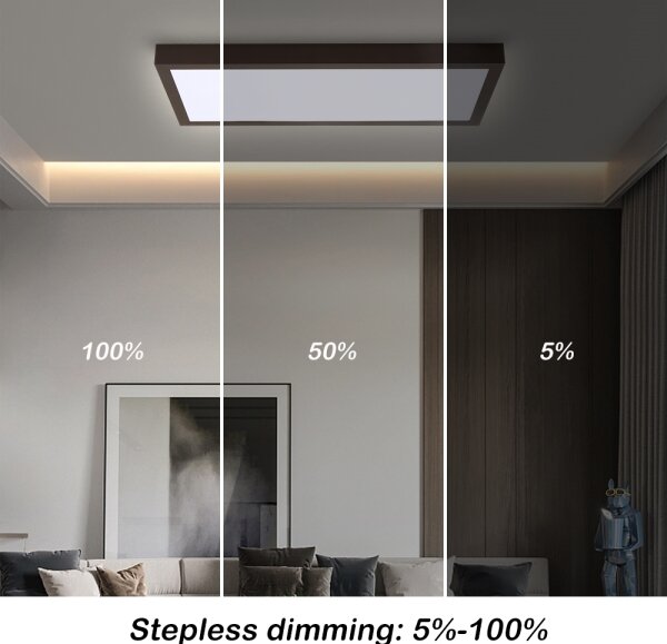 Brilagi - Corp de iluminat LED dimabil FRAME SMART/30W/230V, negru, IP44 + telecomandă