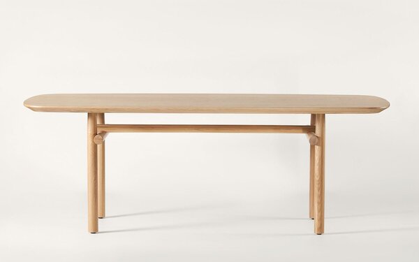 Masă lemn masiv Steekla – 220/, 280 × 100 × 75 cm - 220×100×75