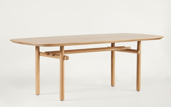 Masă lemn masiv Steekla – 220/, 280 × 100 × 75 cm - 220×100×75