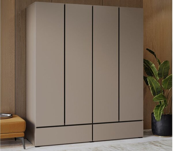 Dulap lemn masiv Orion, 180 × 210 × 60 cm - Stejar deschis