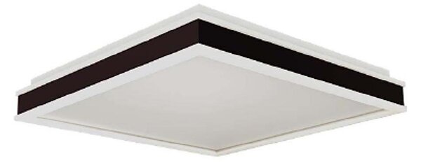 Plafonieră LED/18W/230V 4000K 35x35 cm negru