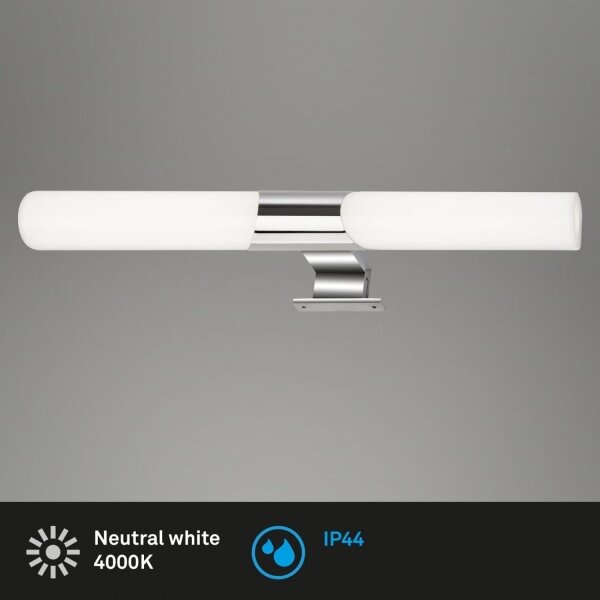 Aplică LED pentru oglindă de baie Briloner 2113-118 LED/12W/230V IP44 crom