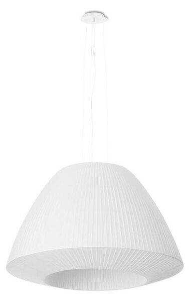 Lustră pe cablu BELLA 3xE27/60W/230V d. 60 cm albă Sollux SL.0733