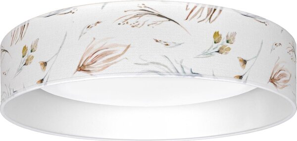 Brilagi-LED Lampă dimabilă VELVET SM. 24W/230V 3000-6000K diam. 45 cm alb/flori WT+DO