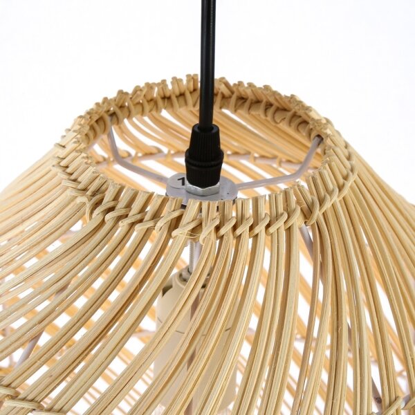 Lustră pe cablu Immax 08259L PELO 1xE27/40W/230V d. 35 cm ratan