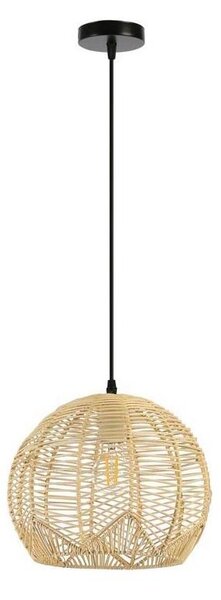 Lustră pe cablu Immax 08258L PELO 1xE27/40W/230V d. 30 cm ratan