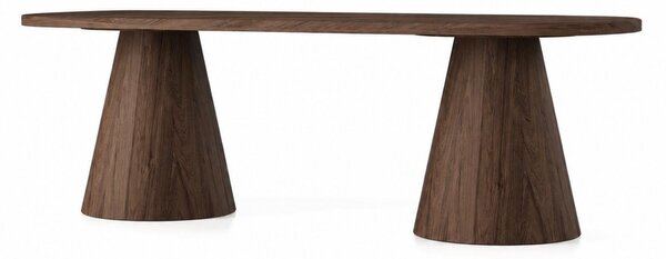 Masă lemn masiv Dining EGO Personalizabila - Nuc, 2200 x 1200 x 775 mm