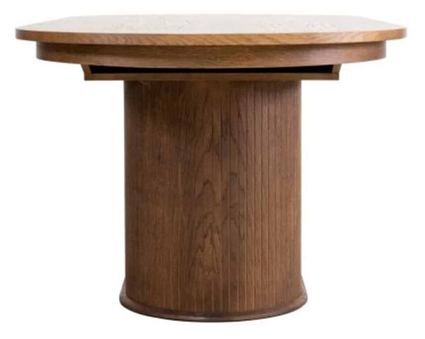 Masă lemn masiv nuc Ovala Milano 210 (+60) х 100 х 77 cm / Stejar - Natur