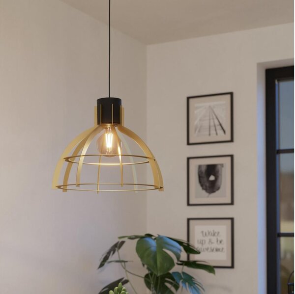Lustră pe cablu Eglo 43767 STILLINGTON 1xE27/40W/230V auriu