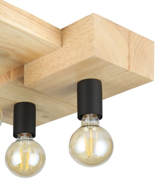 Plafonieră Eglo 43798 HALKIN 4xE27/40W/230V