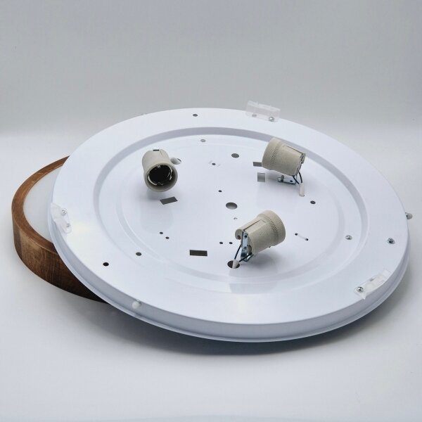 Plafonieră LED Brilagi CARVALHO SLIM 3xE27/60W/230V stejar cireș d. 47 cm