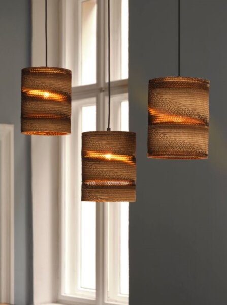 Lustră pe cablu Ledvance DECOR CARDBOARD 3xE27/15W/230V