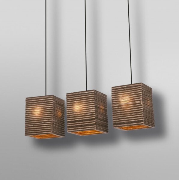 Lustră pe cablu Ledvance DECOR CARDBOARD 3xE27/15W/230V