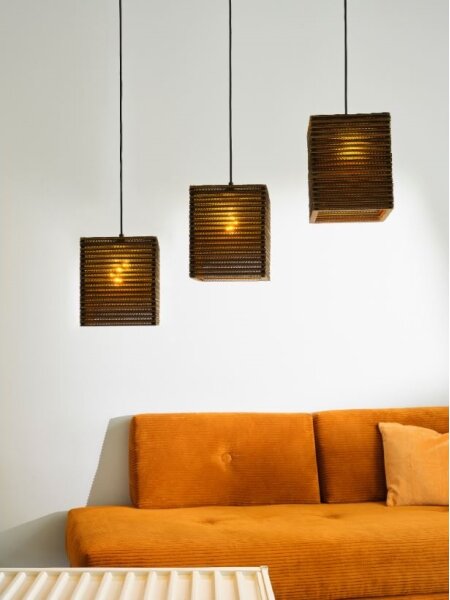 Lustră pe cablu Ledvance DECOR CARDBOARD 3xE27/15W/230V