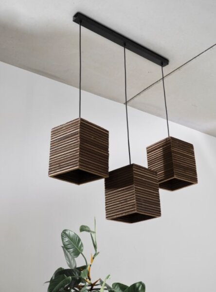 Lustră pe cablu Ledvance DECOR CARDBOARD 3xE27/15W/230V