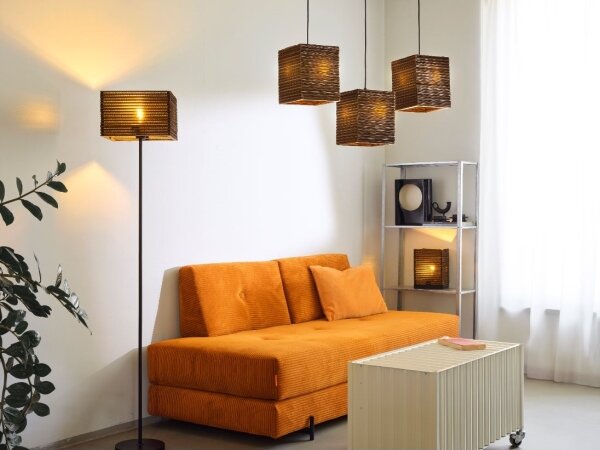 Lampă de masă Ledvance DECOR CARDBOARD 1xE27/15W/230V 20x20 cm