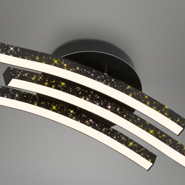 Plafonieră LED Brilo LED/19W/230V 3000K negru