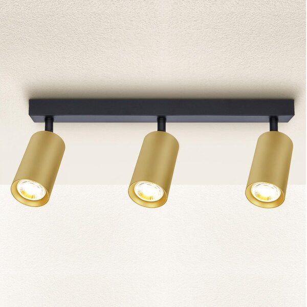 Spot Brilagi SELE GOLDEN 3xGU10/30W/230V negru/auriu