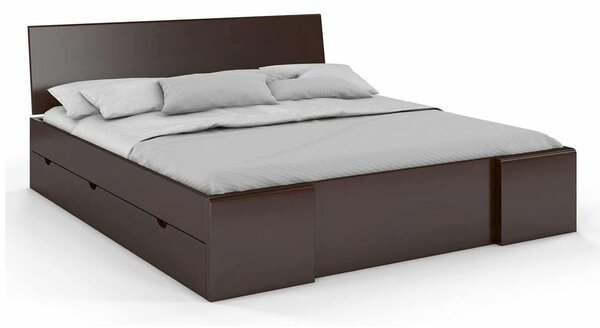 Pat lemn masiv TerraCraft Model 3 cu Sertar Fag Personalizabil