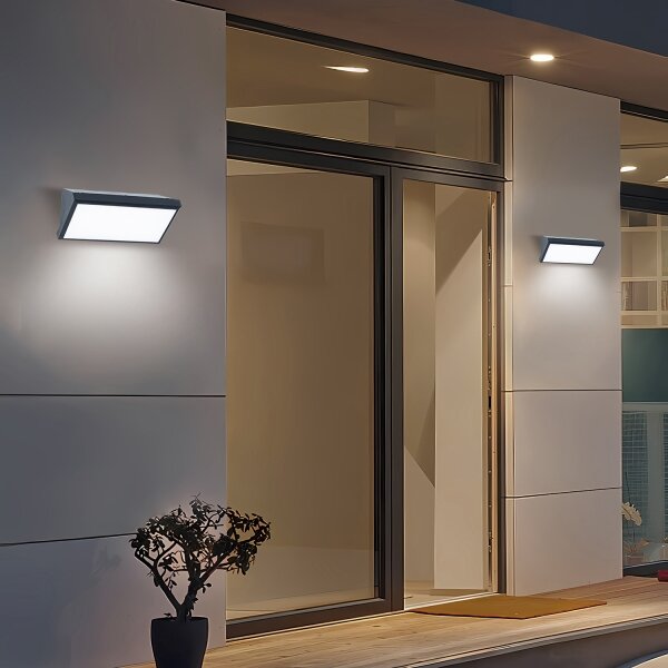 Aplică de exterior Brilagi TRIANGLE 1xE27/60W/230V antracit IP65