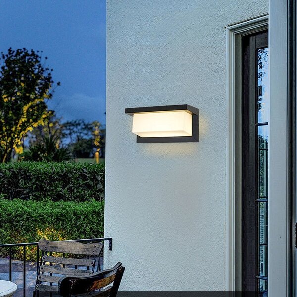 Aplică de exterior Brilagi BRICKY 12W/230V negru IP54
