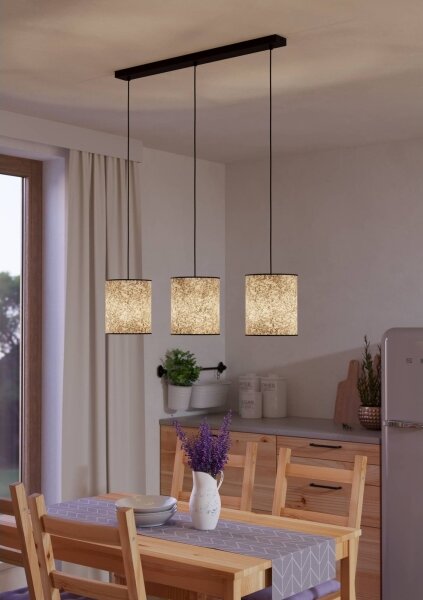 Lustră pe cablu Eglo 43937 BUTTERBURN 3xE27/25W/230V