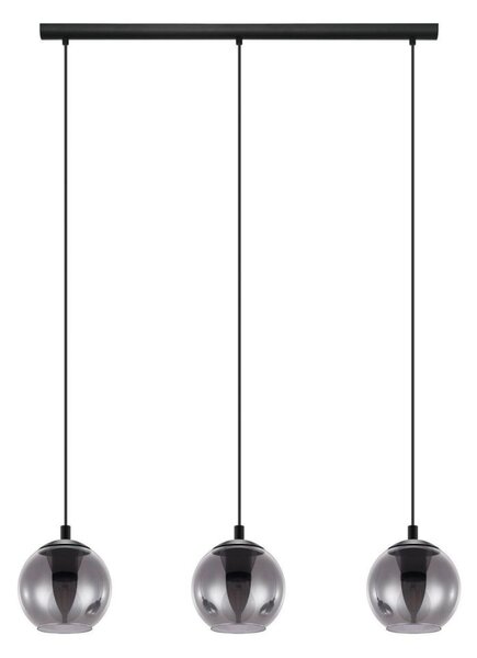 Abajur din sticlă de rezervă Eglo ARISCANI 170x155 mm negru