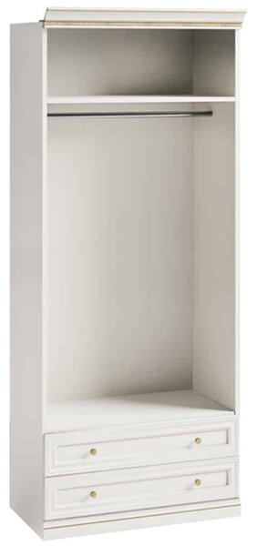 Dulap lemn masiv Vanna II cu Sertare, 100,4 × 62,5 × 245,8 cm