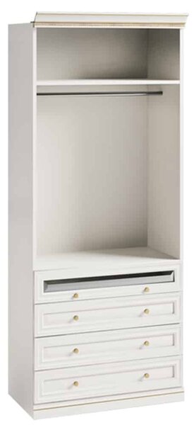 Dulap lemn masiv Vanna cu Sertare, 100,4 × 62,5 × 245,8 cm