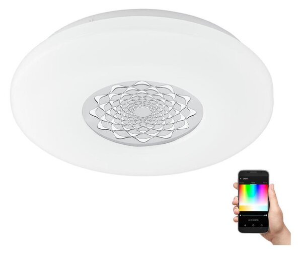 Eglo 9682 - Plafonieră LED RGB dimabilă CAPASSO-C LED/17W/230V
