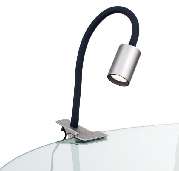 Lampă LED flexibilă de masă cu clemă Orion Str 10-489 KURT LED/5W/230V argintiu