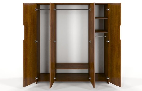 Dulap lemn masiv TerraCraft Fag, 170 × 60 × 180 cm