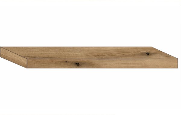 Blat lemn masiv pentru Baie 60-120cm Beton - 30 cm (blat vertical)