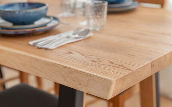 Masă stejar masiv Dining Gianna 180x90 cm sau 200x100 cm - 180 x 90 cm