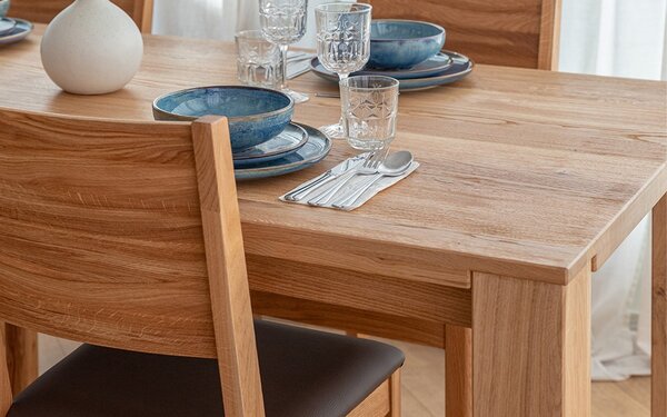 Masă stejar masiv Dining Gael 180x90 cm sau 200x100 cm - 180 x 90 cm