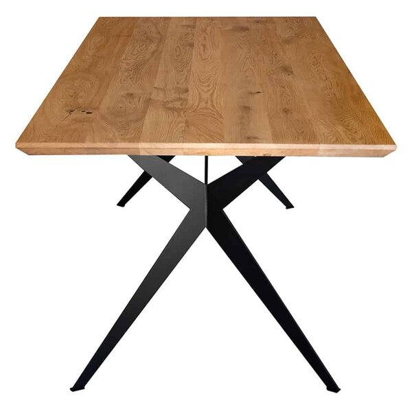 Masă stejar masiv Dining Carla 180x90 cm sau 200x100 cm - 180 x 90 cm