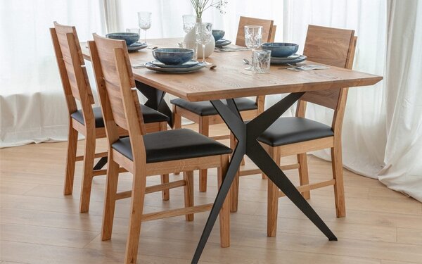 Masă stejar masiv Dining Carla 180x90 cm sau 200x100 cm - 180 x 90 cm