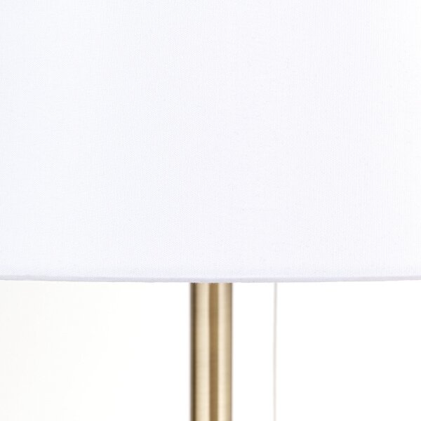 Lampă de masă cu port USB Orion LA 4-1205/1 LUDWIG 1xE27/40W/230V alb/auriu