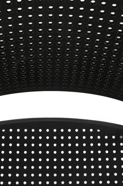Scaun K514, negru, polipropilena, 42x55x79 cm